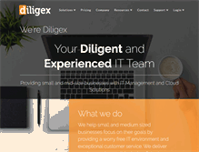 Tablet Screenshot of diligex.com